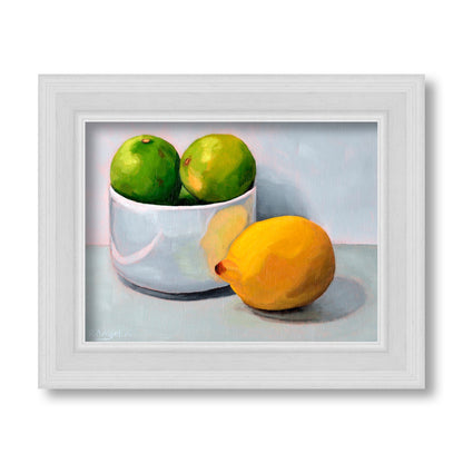 Bowl of Limes and a Lemon | Original Artwork