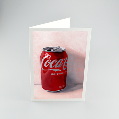 Can of Coca Cola - A5 Greetings Cards