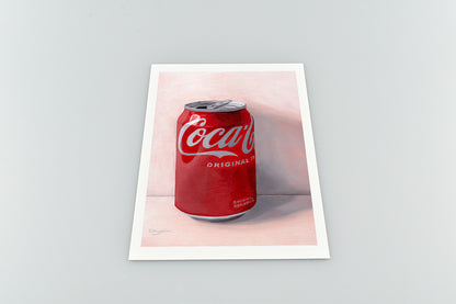 Can of Coca Cola Giclee Art Print