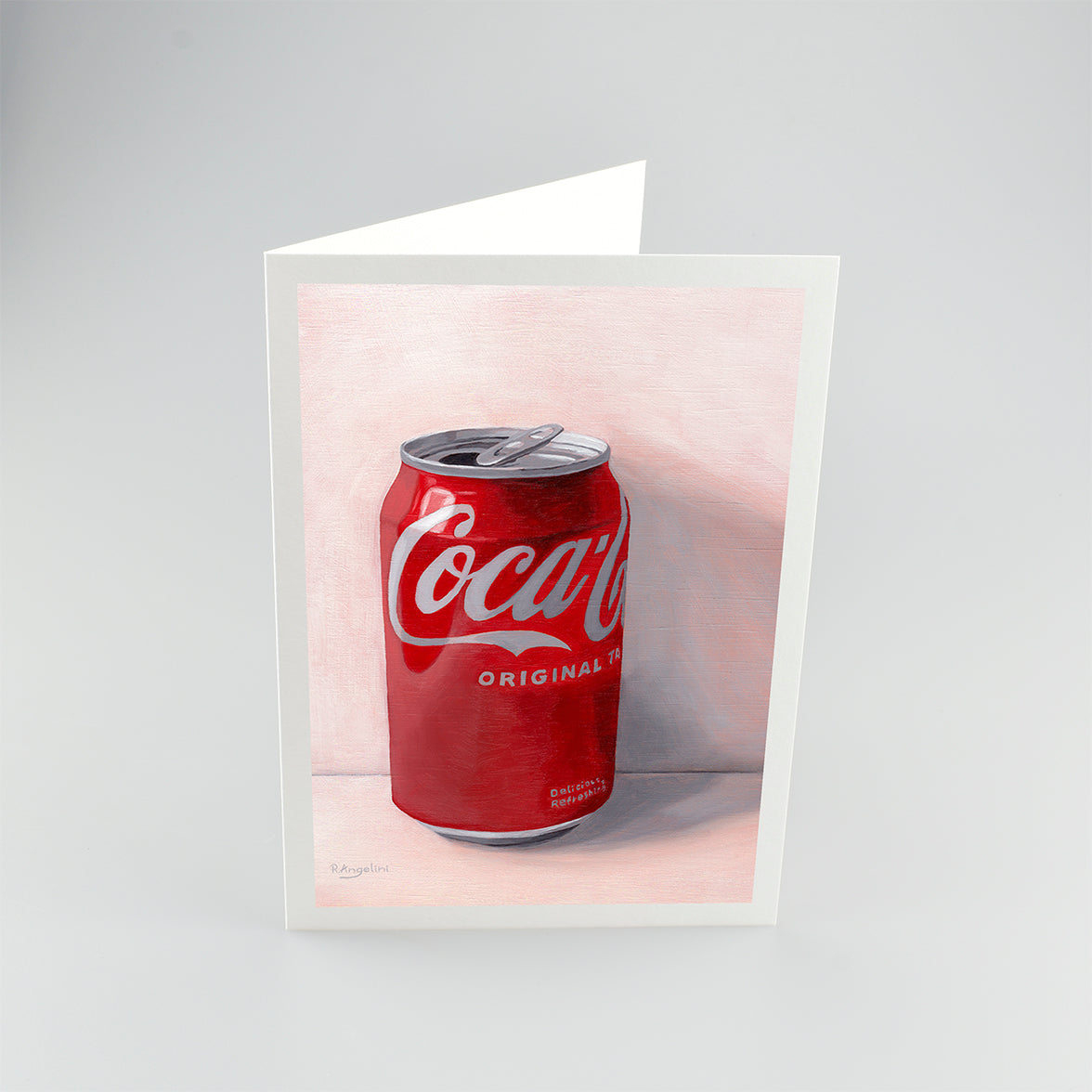 Can of coca Cola - A5 Greetings Cards