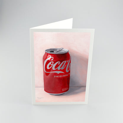 Can of coca Cola - A5 Greetings Cards