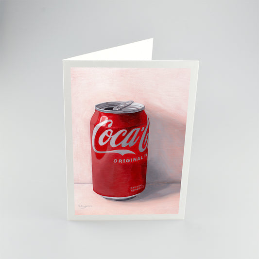 Can of coca Cola - A5 Greetings Cards