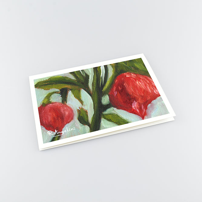 Carolina Reaper Chilli's - A5 Greetings Cards Top Down