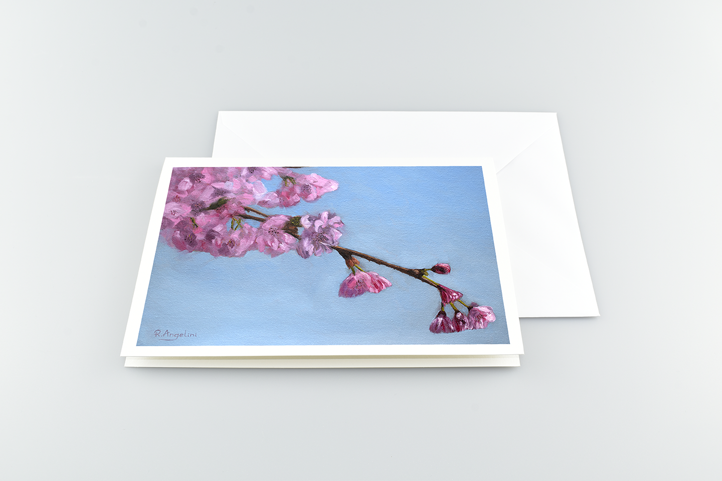 Cherry Blossom Tree - A5 Greetings Cards with Envelope