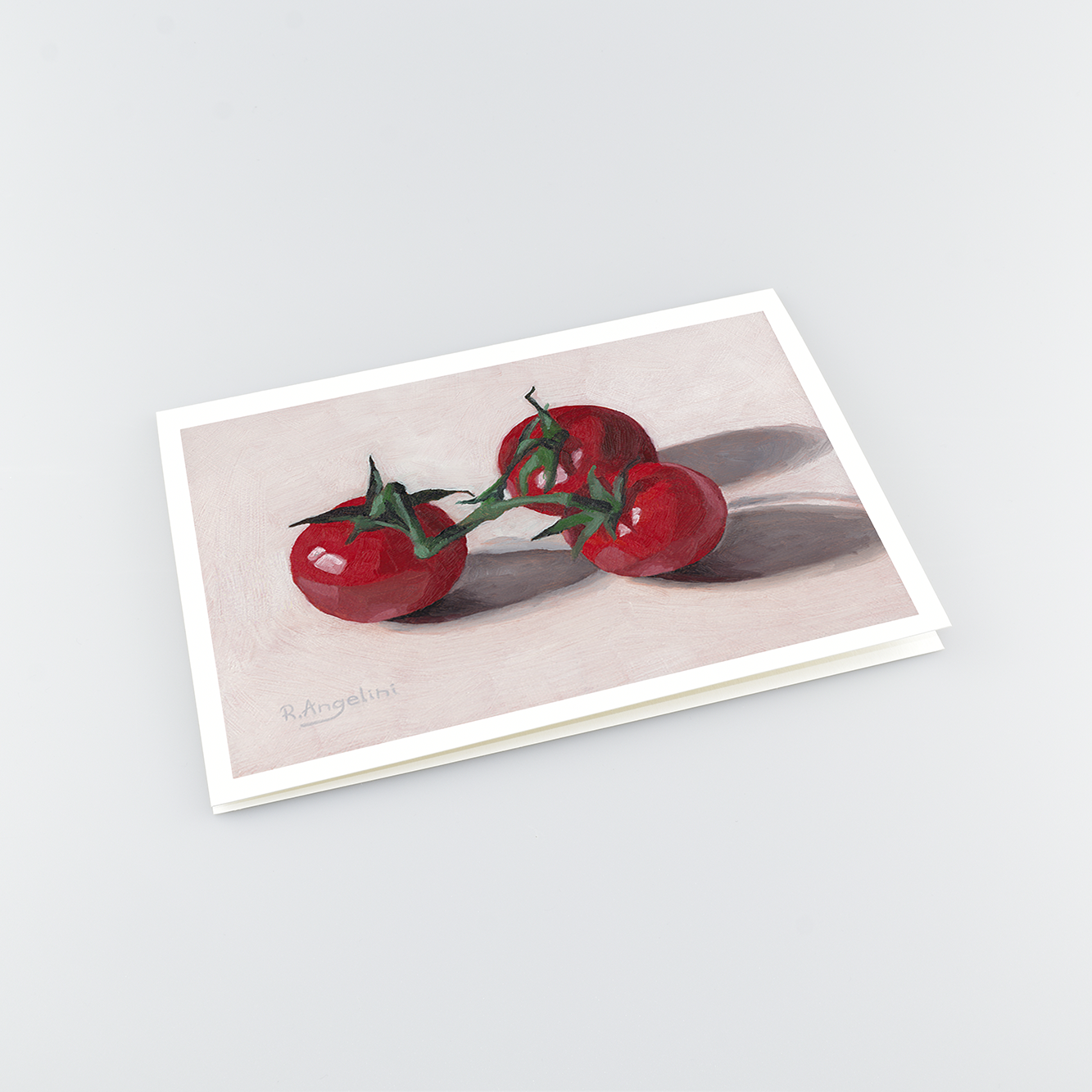 Cherry Tomatoes - A5 Greetings Cards Top Down