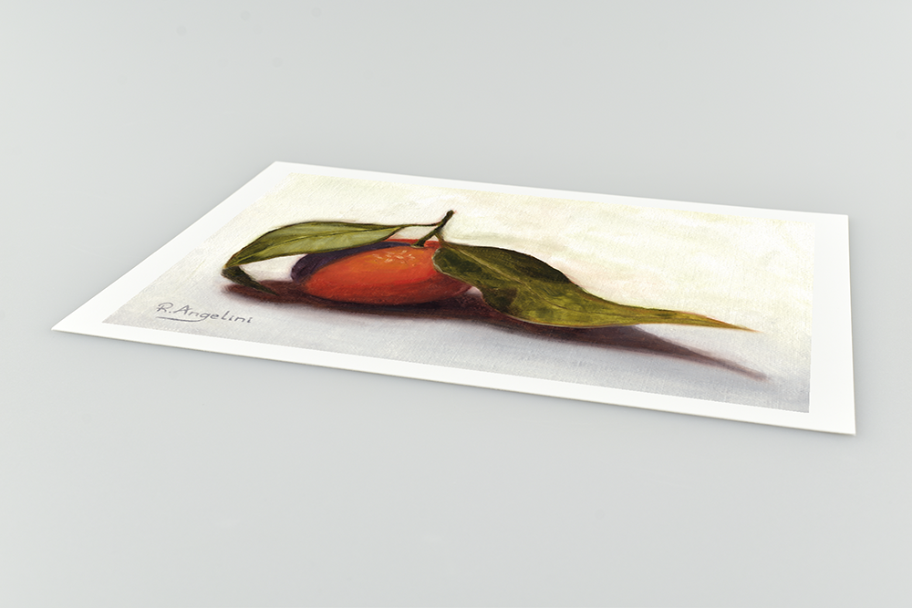 Clementine Giclee Art Print Close Up