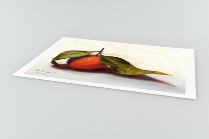 Clementine Giclee Art Print Close Up