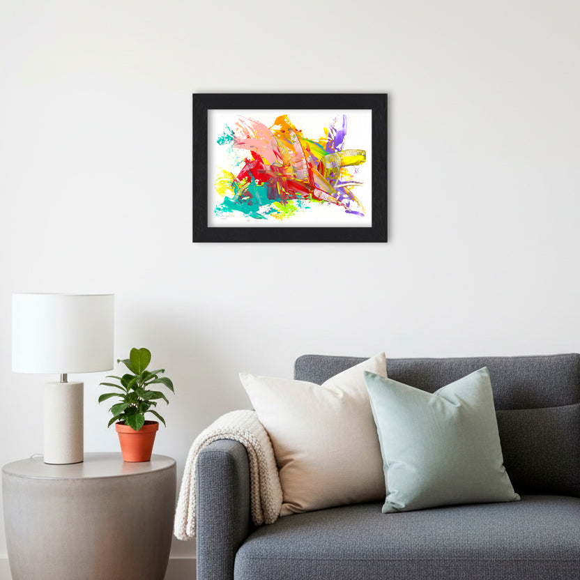 Colour Chaos | Abstract Art Print