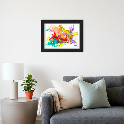 Colour Chaos | Abstract Art Print