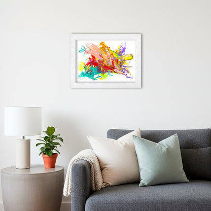 Colour Chaos | Abstract Art Print