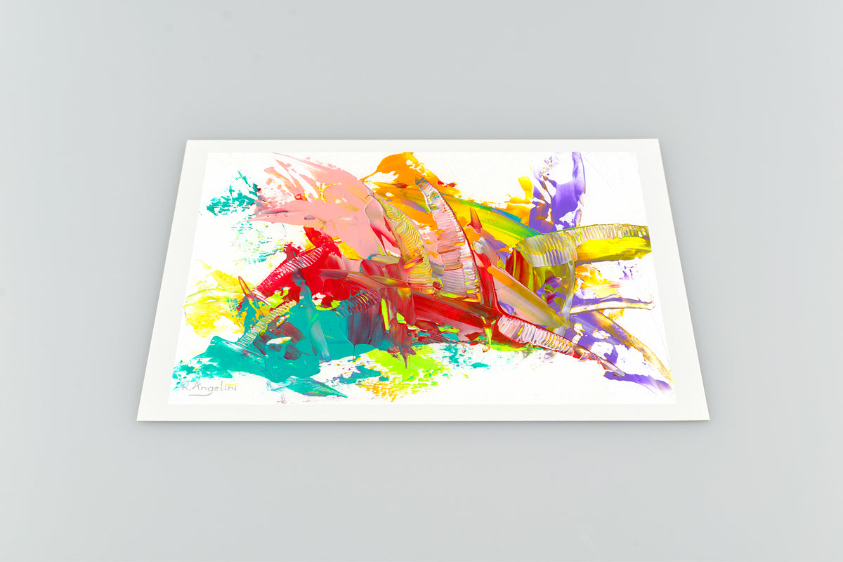 Colour Chaos | Abstract Art Print