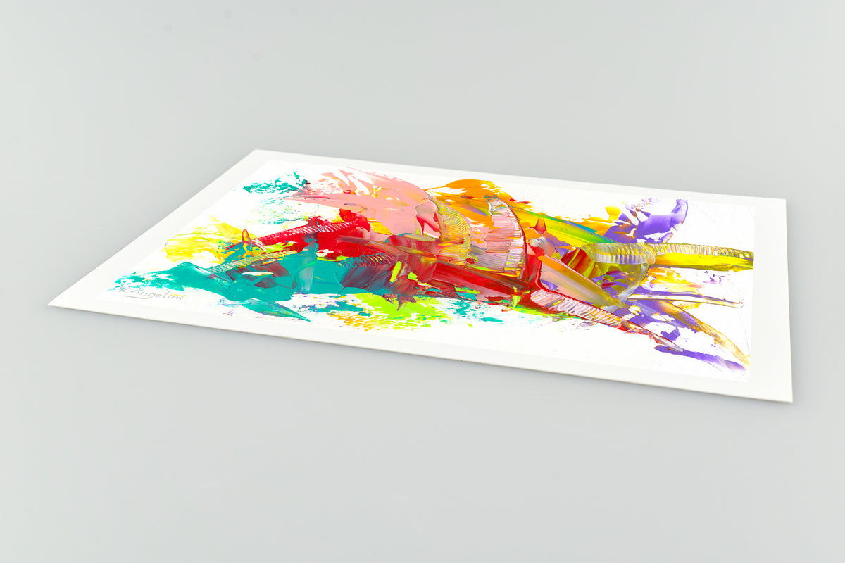 Colour Chaos | Abstract Art Print