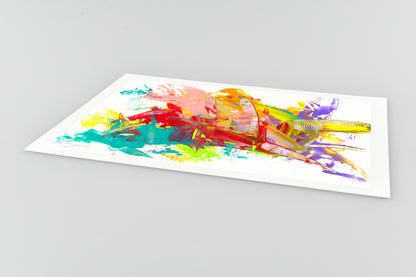 Colour Chaos | Abstract Art Print