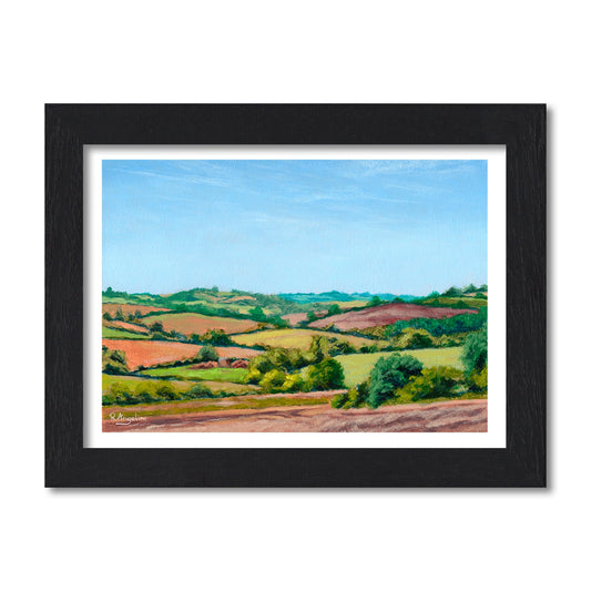 Countryside Rolling Fields 1 - Giclée Art Print
