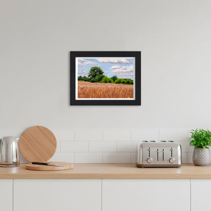 Countryside Wheat Field | Landscape Art Print