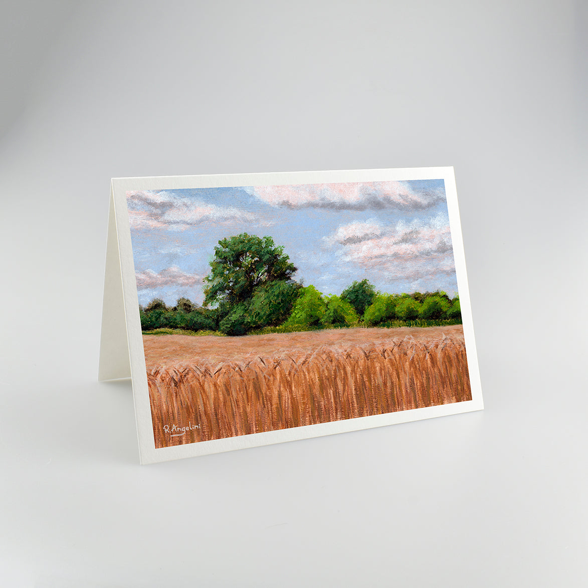 Countryside Wheat Field - A5 Greetings Cards