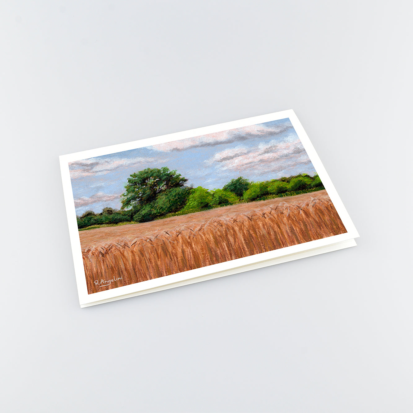 Countryside Wheat Field - A5 Greetings Cards