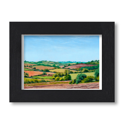 Countryside Rolling Fields 1 - Giclée Art Print