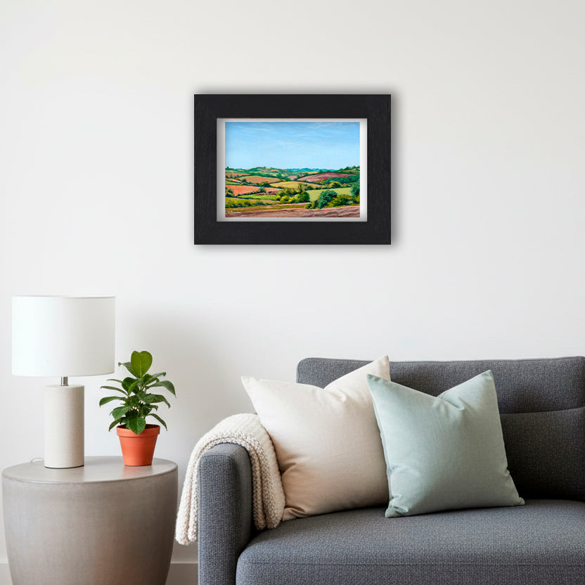 Countryside Rolling Fields 1 - Giclée Art Print
