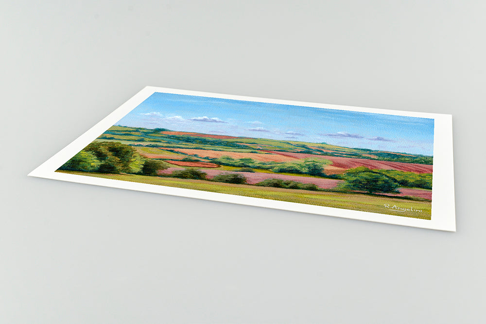 Countryside Rolling Fields 2 - Giclée Art Print