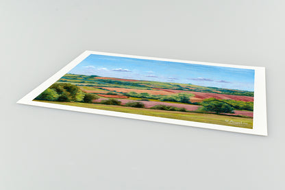 Countryside Rolling Fields 2 - Giclée Art Print
