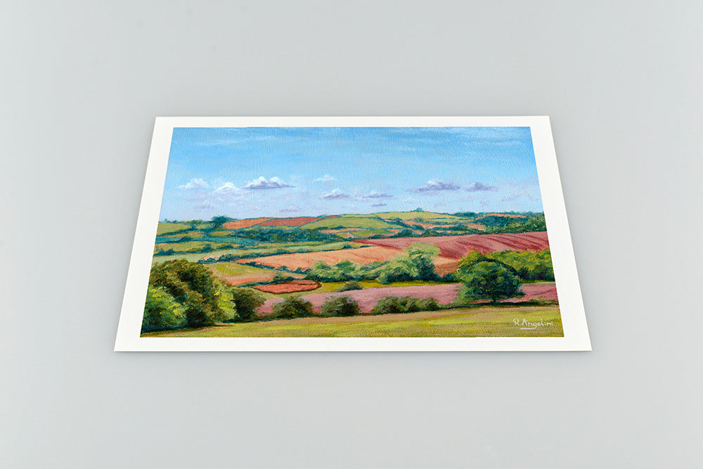 Countryside Rolling Fields 2 - Giclée Art Print
