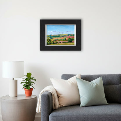 Countryside Rolling Fields 2 - Giclée Art Print