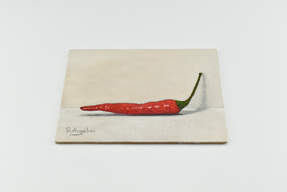 'Red Bird's Eye Chilli' - Original Oil Painting