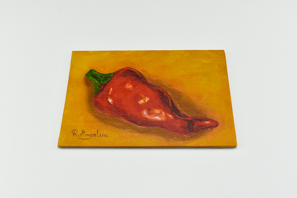 'Red Sweet Pepper' - Original Oil Painting