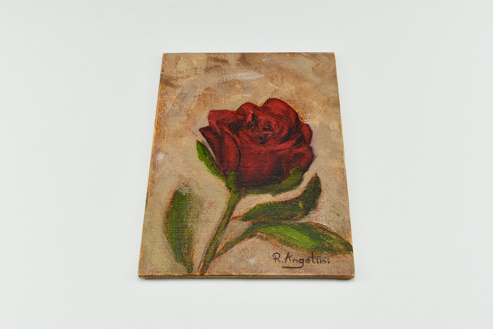 'Red Rose' - Original Oil Painting