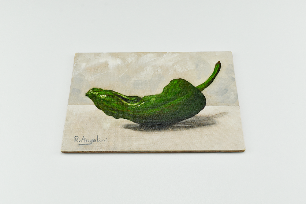 'Green Chilli' - Original Oil Painting