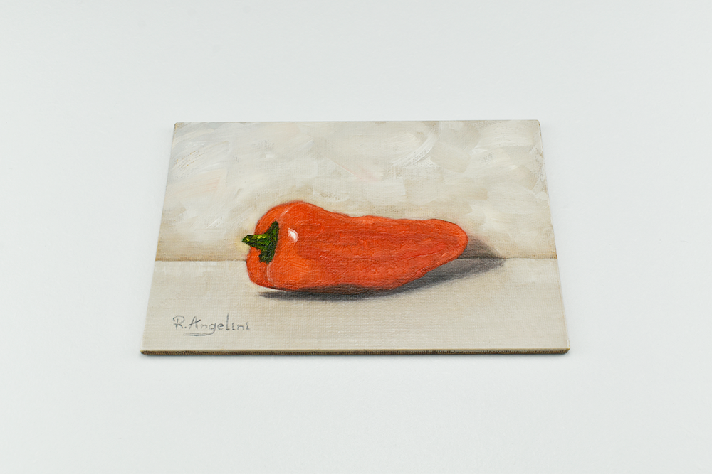 'Orange Sweet Pepper' - Original Oil Painting