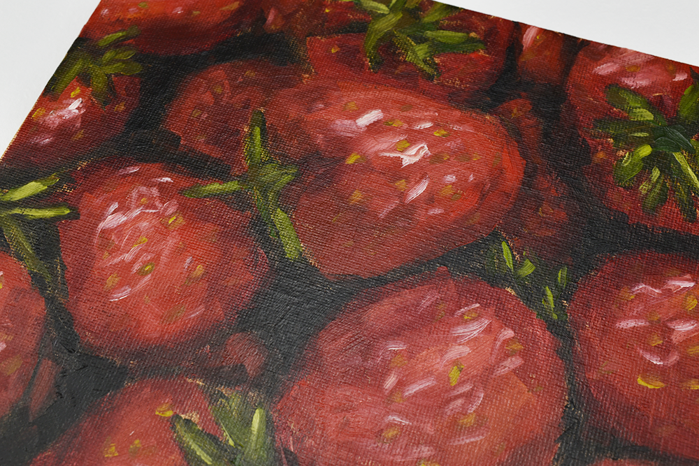 'Strawberries' - Original Oil Painting