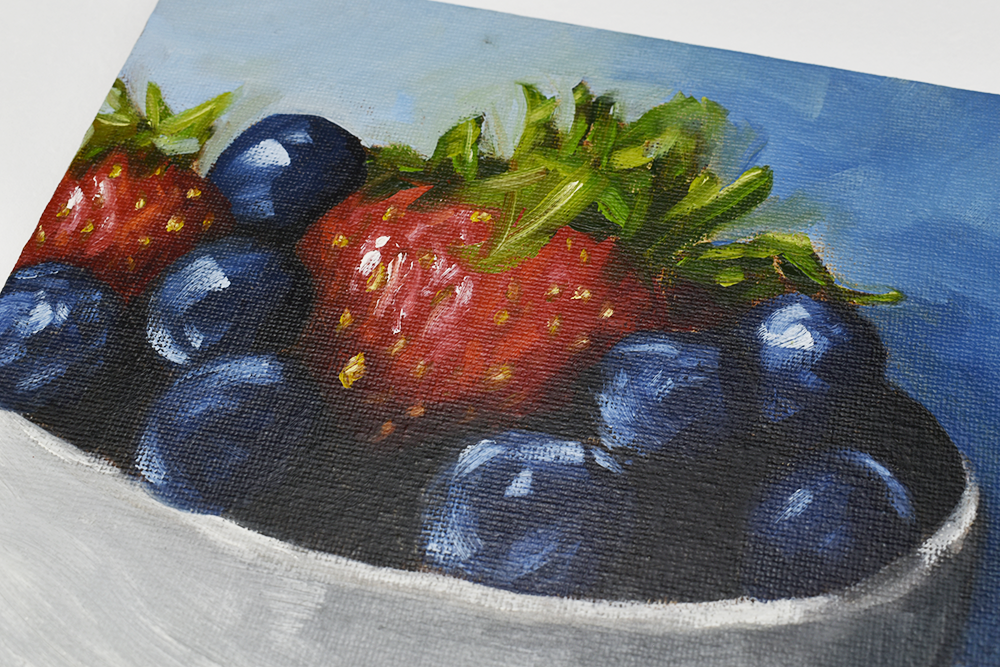 'Fruit Bowl' - Original Oil Painting