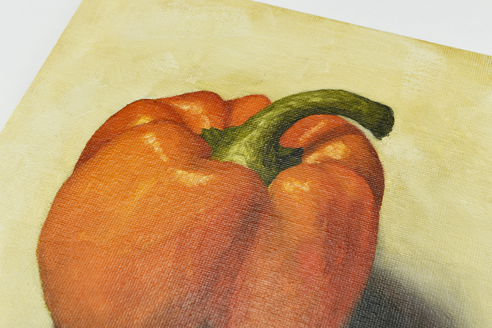 'Orange Pepper' - Original Oil Painting