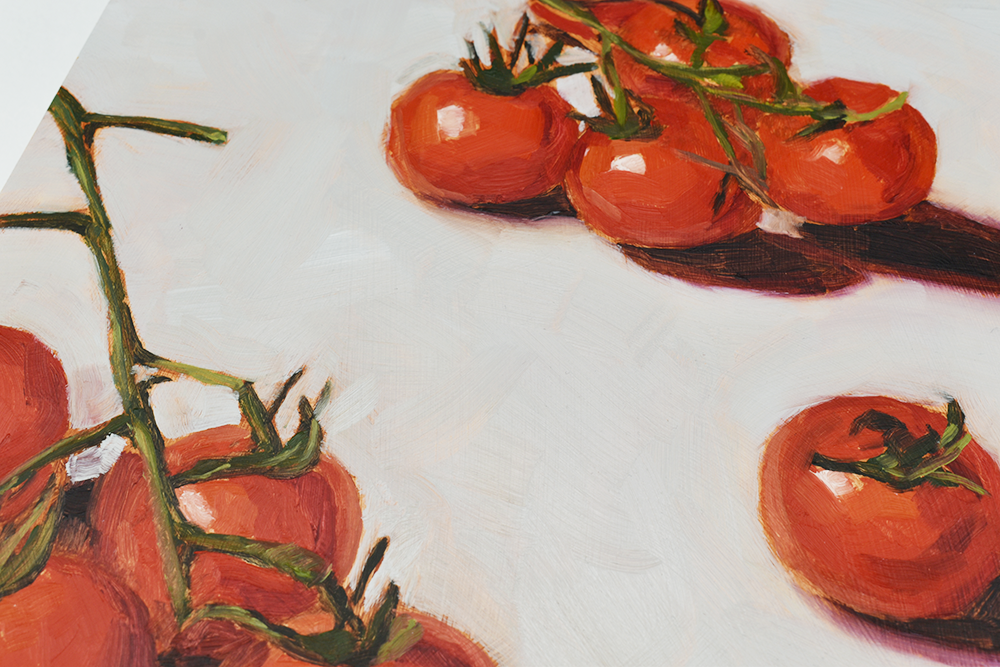 'Cherry Tomatoes' - Original Oil Painting