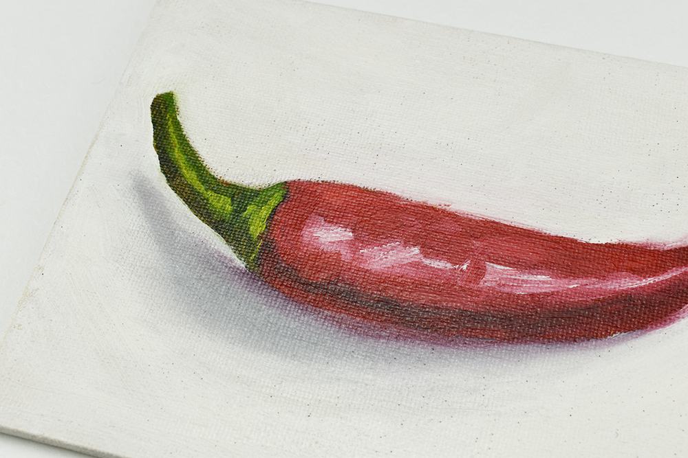 'Red Chilli' - Original Oil Painting