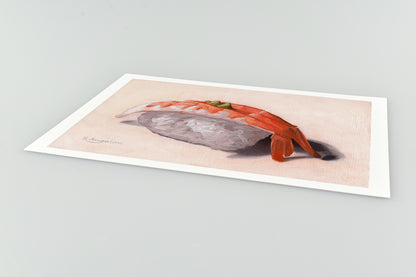 Ebi Nigiri Sushi - Giclée Art Print