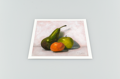 Fruit Still Life Square Giclee Art Print