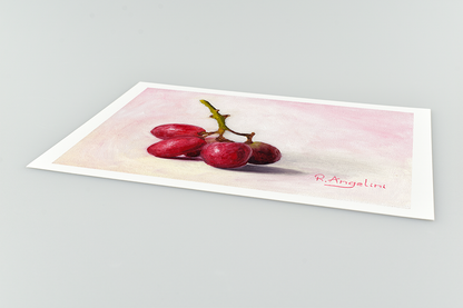 Red Grapes - Giclee Art Print