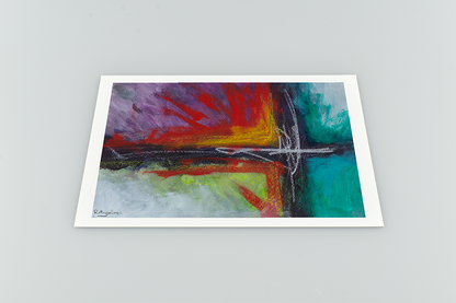 Cruciform Abstract Study 3 - Giclee Art Print