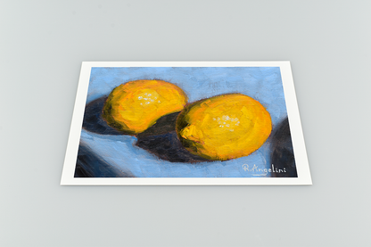 Pair of Lemons - Giclee Art Print