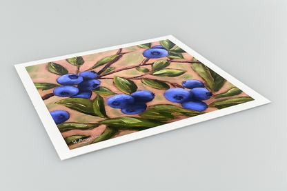 Blueberry Bush - Giclee Art Print