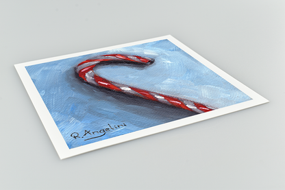 Candy Cane - Giclee Art Print