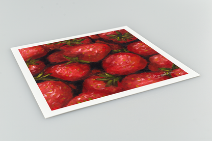 Strawberries - Giclee Art Print