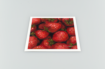 Strawberries - Giclee Art Print