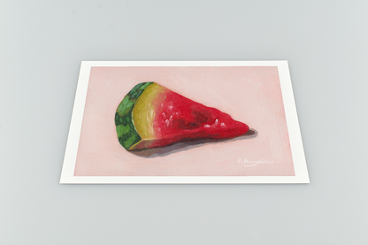 Watermelon Slice - Giclee Art Print