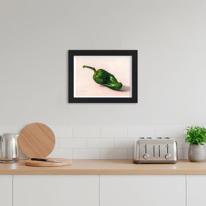 Green Padron Pepper | Still Life Art Print