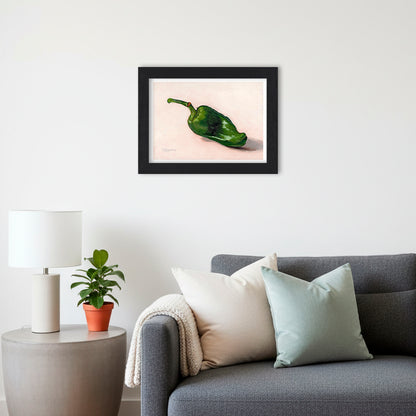 Green Padron Pepper | Still Life Art Print