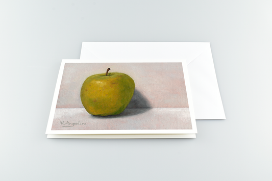 Green Apple - A5 Greetings Cards with Envelope